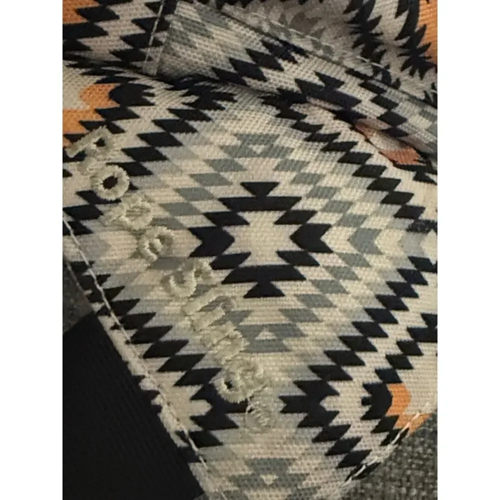 Kavu rope bag sling bag adjustable straps multi pockets Aztec prints